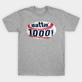 Batting 1000 Baseball Machine T-Shirt